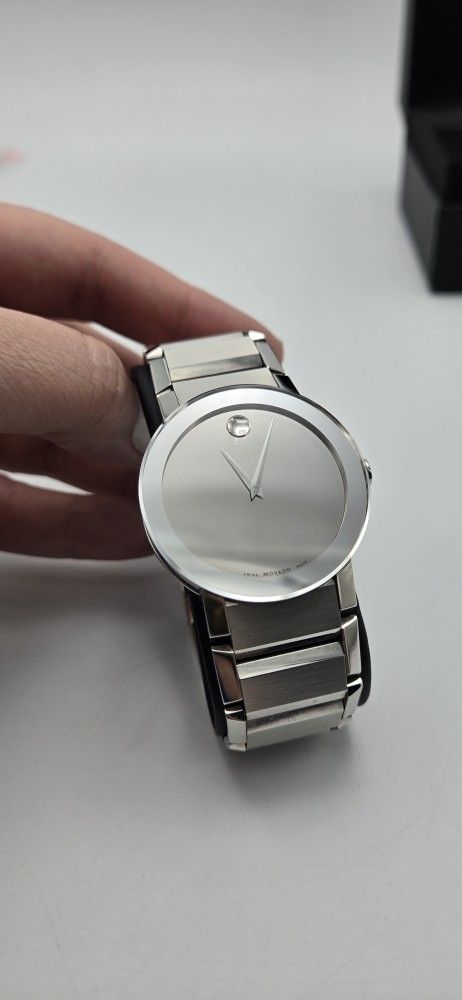 Movado Mirrored Museum Classic Stainless Steel Watch