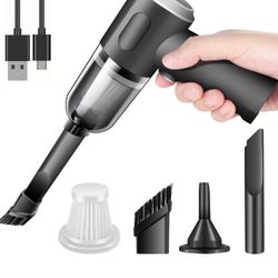 Wireless Handheld Car Vacuum Cleaner High Power Rechargeable Household Mini Vacuum Cleaner, Vacuum for Desk, Home and Office Dust Cleaning, Protable V