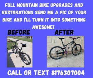 Mountain bikes restoration, upgraded, for sale and buying