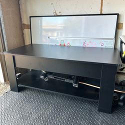 Lift top table