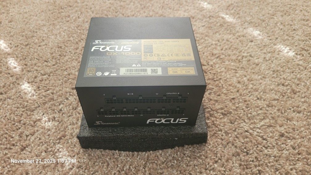 Seasonic 1000W (FOCUS GX-1000) 