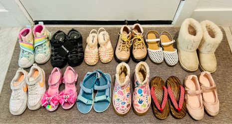 Girls Shoe Bundle – Size 12-13 (12 Pairs)