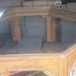 Short Glass Coffee Table - $50