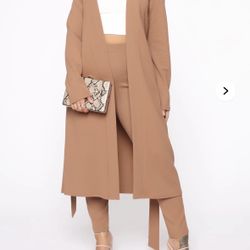 2 Piece Pant Set Women Size L