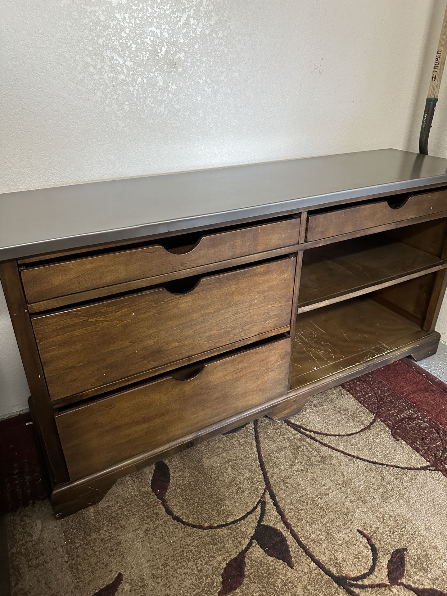 Modern Wood Media Stand