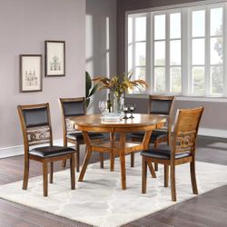 5 Piece Dining Set – Table & 4 Chairs 