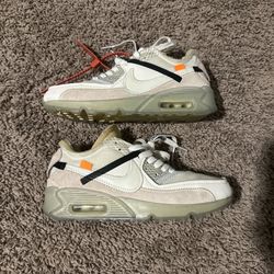 Off White Air Max 90 Size 7.5womens 6mens