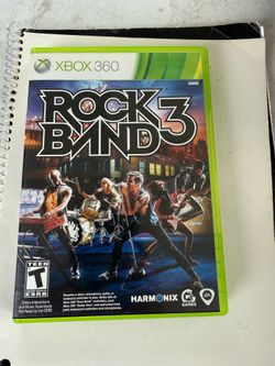 Rock band 3. X box 360