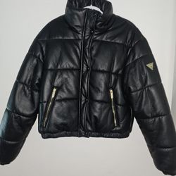 Guess
Faux Leather Puffer Jacket