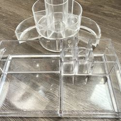 Acrylic Makeup & Skincare Organizer & Storage Containers