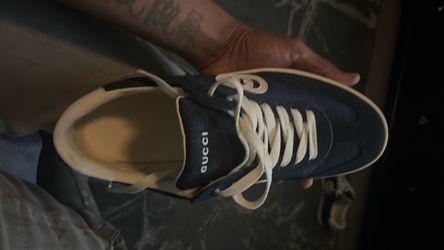 Gucci Low-Top Sneakers Navy Blue size 10