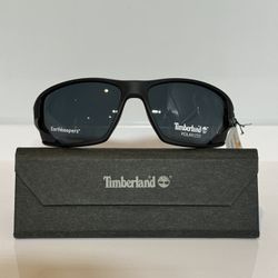 New Timberland 9308 Matte Black Wraparound Unisex Sunglasses 