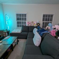 Large Grey Couch