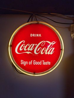 Vintage 16" Coca-Cola Halo Light