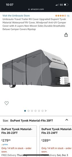 Rv Travel Trailer Cover