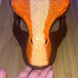 Dino Mask Furry/Therian Custom Painted Noise Interactive 