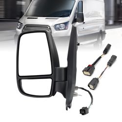 Driver Side Mirror, Mirror Assembly Compatible With 2015-2025 Ford Transit