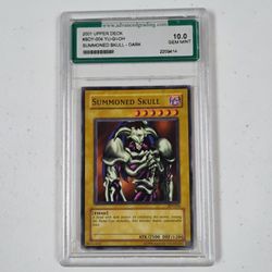 2001 Upper Deck Yugioh Summoned Skull SDY-004 1st Edition Gem Mint PSA 10