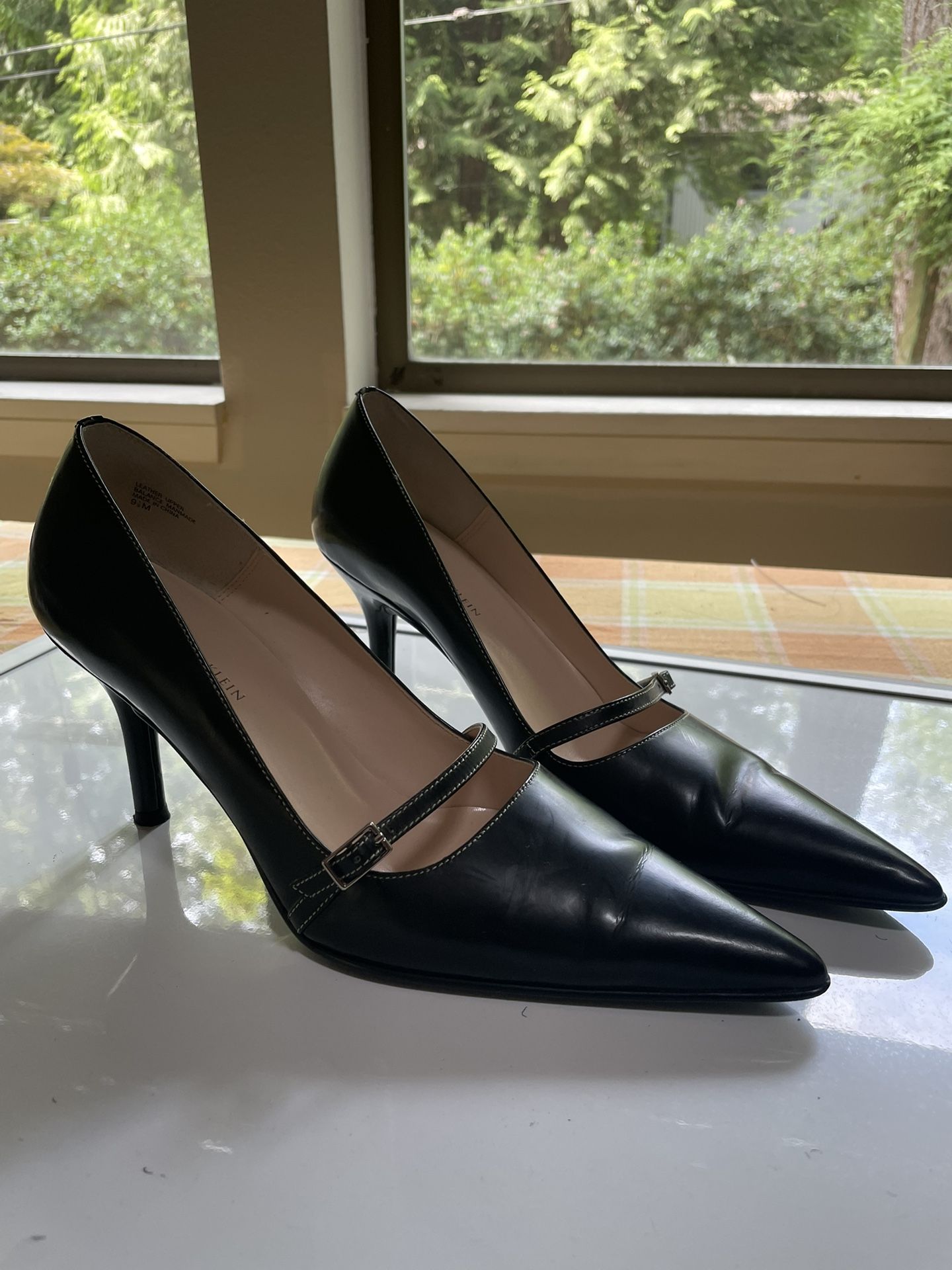 Black Pumps Heels Pointed Toe