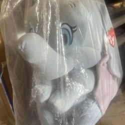 Large TY Sparkle Beanie Baby Disney Dumbo Plush 16" Disney with Tags