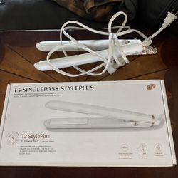 T3 SinglePass  Style Plus Hair Straightener 