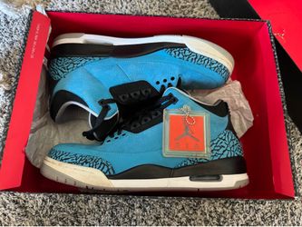 Jordan 3 Retro Powder Blue 10.5 w/ OG Box and Hang Tag