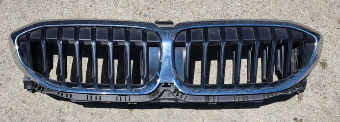 2019 2020 2021 BMW 3 SERIES G20 FRONT BUMPER GRILL AND SHUTTER