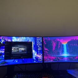 2 1440p 165hz Dell Monitors 