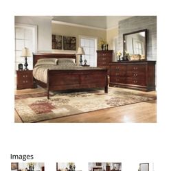 QUEEN BEDROOM SET FORM ASHLEY FURNITURE MODELB376 