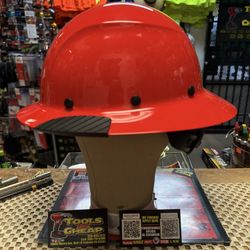 LIFT Full Brim Red Safety Hard Hat