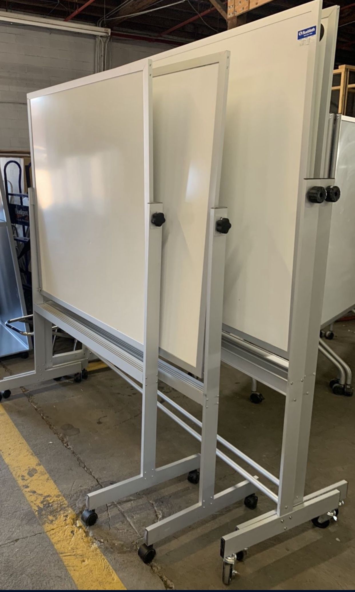 Double Sided Magnetic Whiteboards - Steelcase, Claridge, Safco Premiere ...