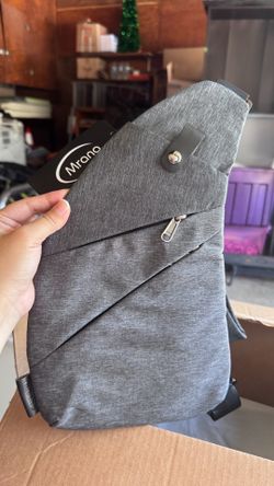Gray Anti-Theft Travel Slim Cross Shoulder Bag
