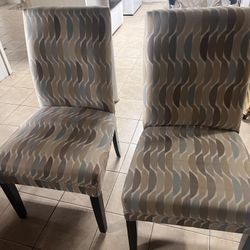 2 Accent Chairs 