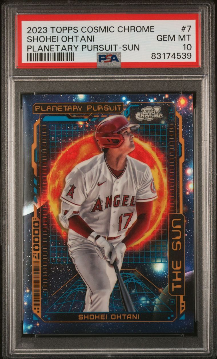 2023 Topps Cosmic Chrome Shohei Ohtani "The SUN" PSA 10