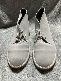 Men’s Clark boots Grey sz 12