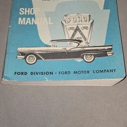 VINTAGE OEM 1957 FORD CAR AND THUNDERBIRD SHOP MANUAL
