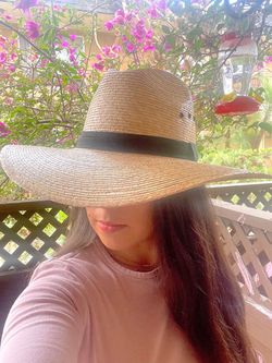 Wide Brim Straw Sun Hat