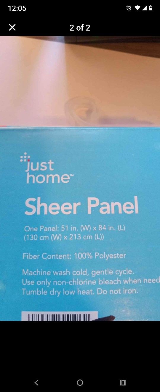 Sheer Curtain Panels