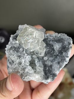 Diamond Calcite X Quartz