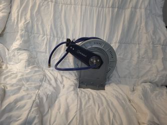 Hose reel ready to install