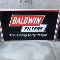 Baldwin Oil Filters 1994 Metal Sign