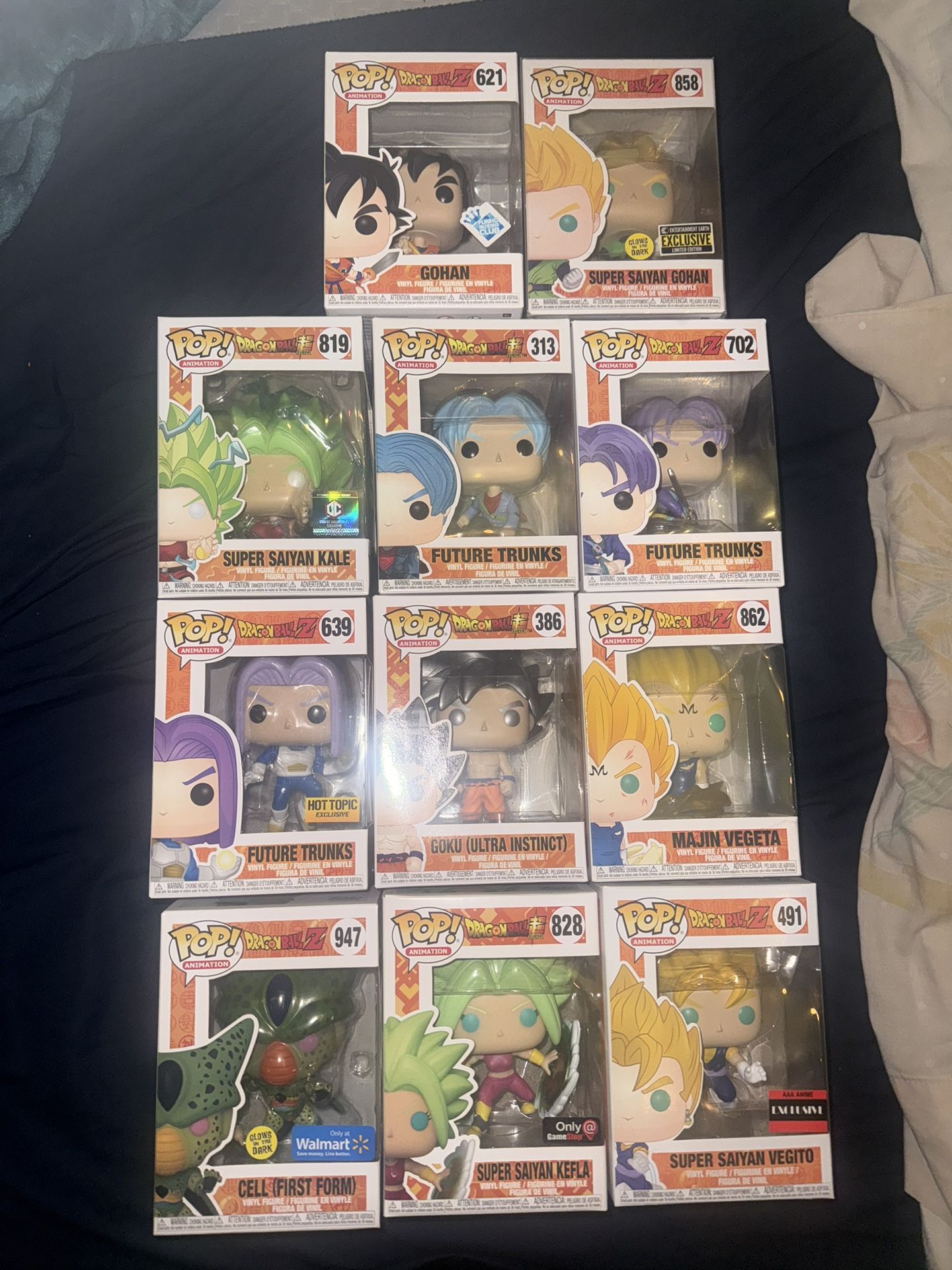 Dragon Ball Funko Pop Lot