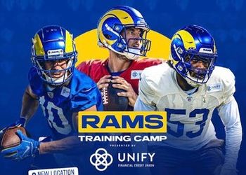 Rams 2026 Training  camp August 3 &6