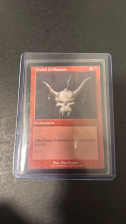 MTG Orcish Oriflammc chase card