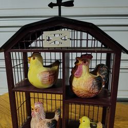 Chicken Herb Planters