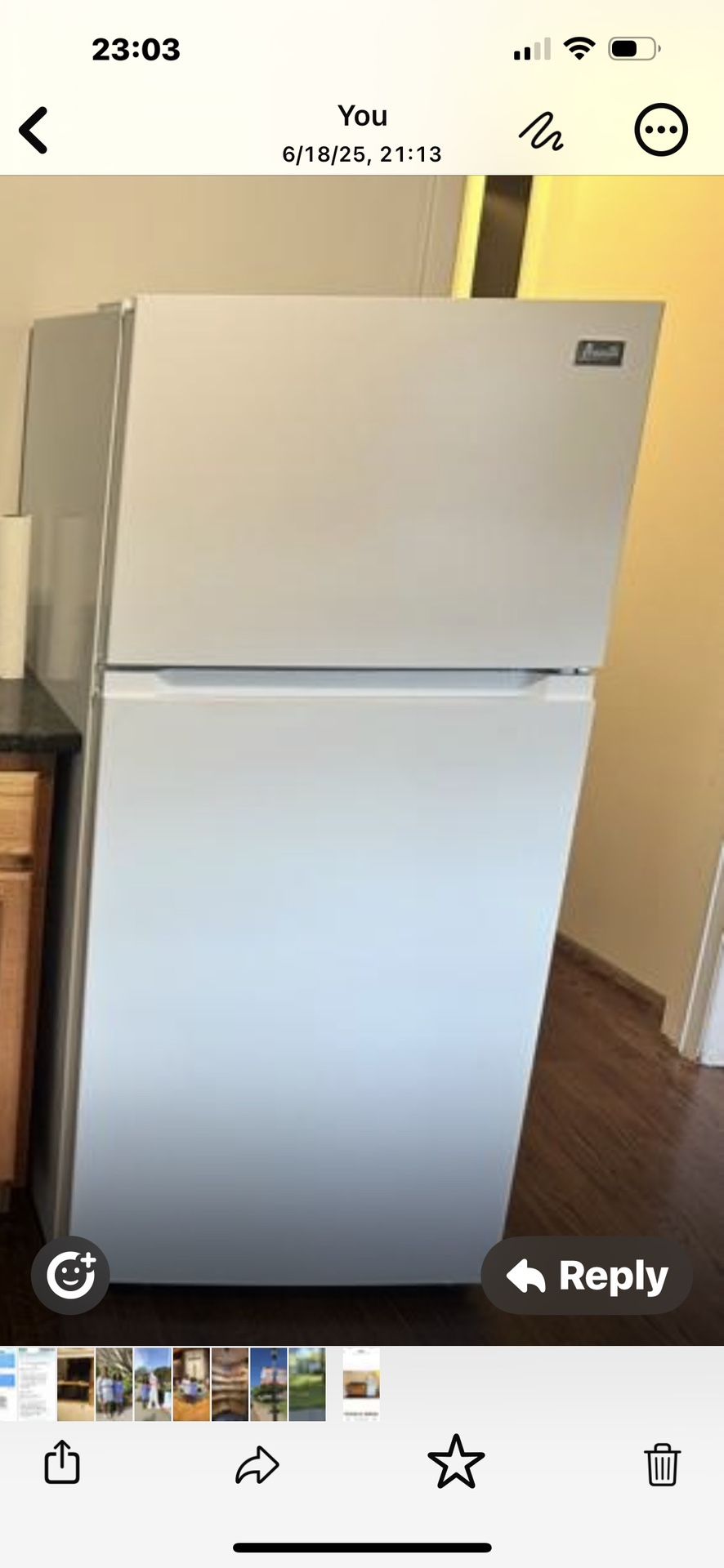 Avanti Refrigerator For Sale