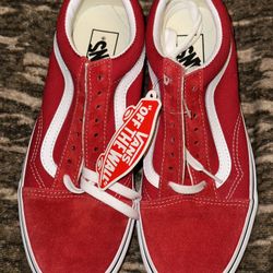 Vans Red Size M7 W8.5