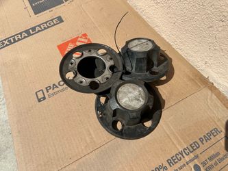 Three center caps 5x127 for Chevy Astro van 1985 to 1995 only three