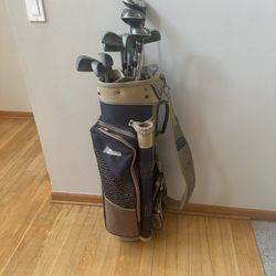 Precision cast men’s golf set with golf bag
