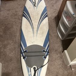 Soft Deck, 8’ Surfboard